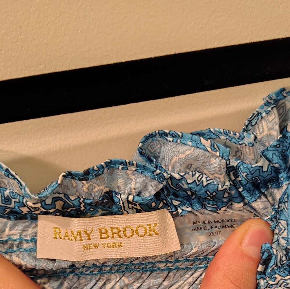 Ramy Brook Macey Puff Sleeve Top - Picture 4 of 4